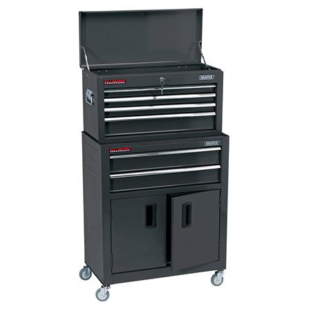Draper 19572 24 inch Combined Roller Cabinet and Tool Chest (6 Drawer)