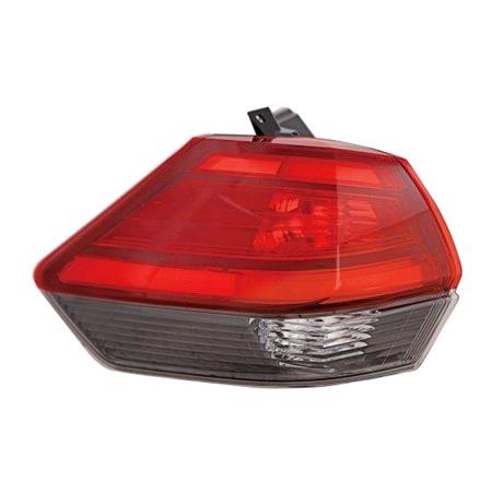 Left Rear Lamp (Outer, On Quarter Panel, LED / Halogen, Supplied Without Bulbholder) for Nissan X TRAIL 2017 on