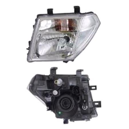 Left Headlamp (Halogen, Takes H4 Bulb) for Nissan PATHFINDER 2006 on