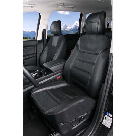 Walser Genuine Leather Universal Car Seat Cover   Zipp It
