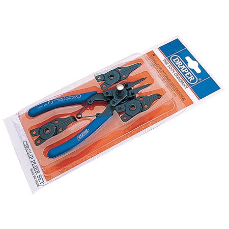 Draper 19735 165mm Circlip Pliers Set (5 Piece)