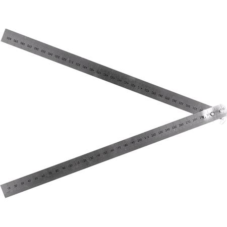 FOLDED STAINLESS STEEL RULER 610 MM