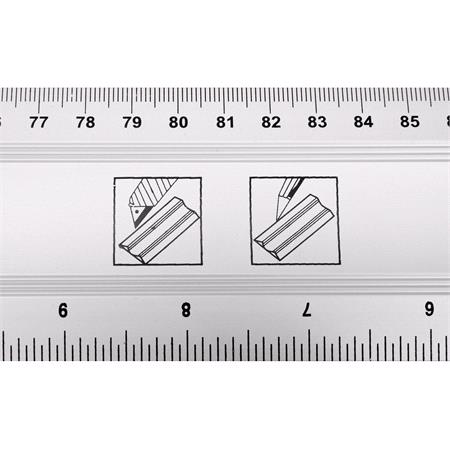 ALUMINIUM RULER 1000 MM