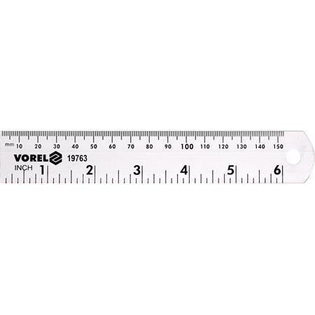 ALUMINIUM RULER 150 MM