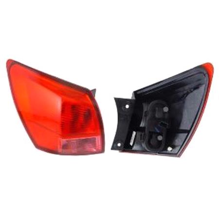 Left Rear Lamp (On Quarter Panel, Original Equipment) for Nissan QASHQAI 2007 2010