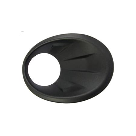 Qashqai 2010 2014 LH (Passenger Side) Front Bumper Grille, With Hole For Fog Lamp, Matte Black