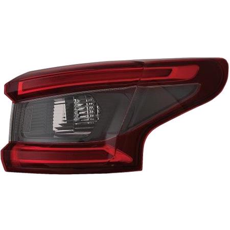 Right Rear Lamp (Outer, On Quarter Panel, LED) for Nissan QASHQAI 2017 on