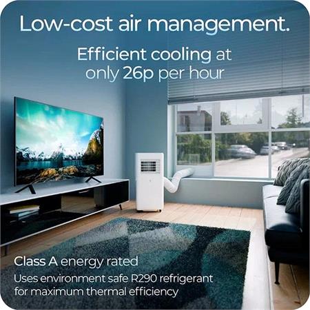 Avalla S 360 4 in 1 Powerful Air Conditioner & Dehumidifier for Multi Rooms, 10000BTU