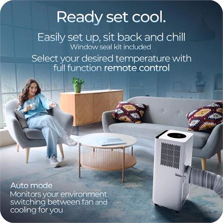 Avalla S 360 4 in 1 Powerful Air Conditioner & Dehumidifier for Multi Rooms, 10000BTU