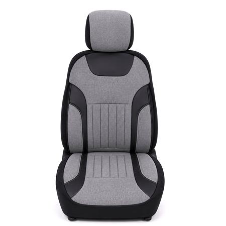 LEADER Style Seat Covers (Light Grey) For Citroen C ZERO 2010 Onwards