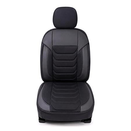 CARBON Style Seat Covers (Black) For Citroen C ZERO 2010 Onwards
