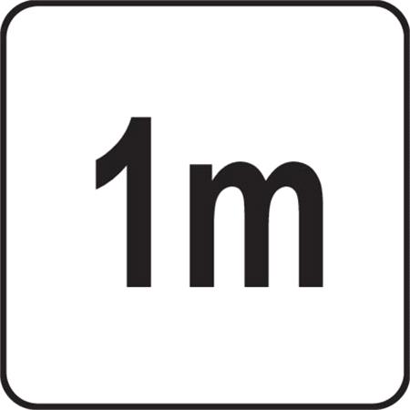 PLASTIC FOLDING RULE 1M