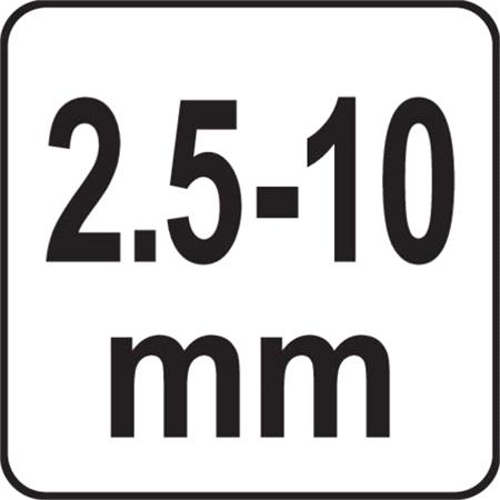 T HANDLE HEX KEY WITH BALL SET 8PCS