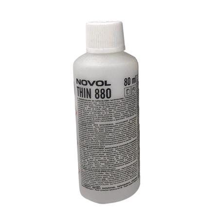 Novol Thin 880   Thinner For Polyester Spray Putty, 80ml