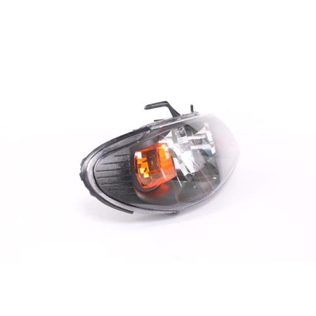 Right Headlamp (Black Bezel) for Nissan ALMERA Mk II Hatchback 2003 2006