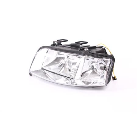 Left Headlamp (Halogen, Takes H7/H7 Bulbs) for Audi A6 2001 2004