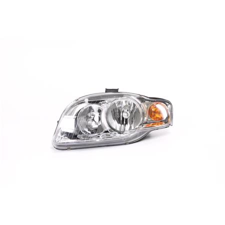 Left Headlamp (With Amber Indicator, Halogen, Takes H7/H7 Bulbs) for Audi A4 Avant 2005 2008