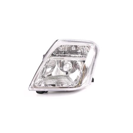 Left Headlamp (Halogen, Takes H4 Bulb, Supplied With Motor) for Citroen C2 2003 on
