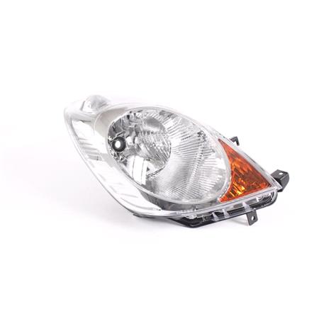 Right Headlamp (Halogen, Takes H4 Bulb) for Nissan NOTE 2005 2008