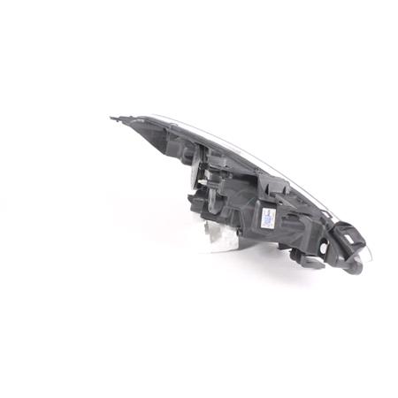 Left Headlamp (Without Directional Lamp, Halogen, Takes H1/H7 Bulbs, Supplied With Motor) for Peugeot 207 2006 on
