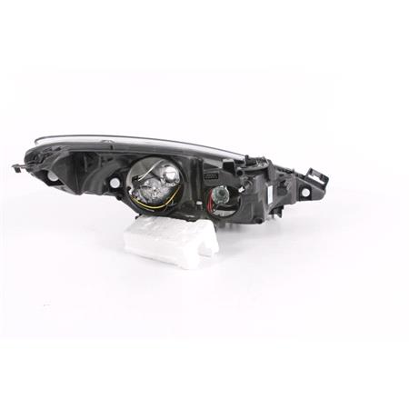 Left Headlamp (With Directional Lamp, Halogen, Takes H1/H7/H7 Bulbs, Supplied With Motor) for Peugeot 207 Van 2006 on