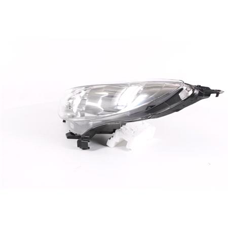 Left Headlamp (With Directional Lamp, Halogen, Takes H1/H7/H7 Bulbs, Supplied With Motor) for Peugeot 207 Van 2006 on