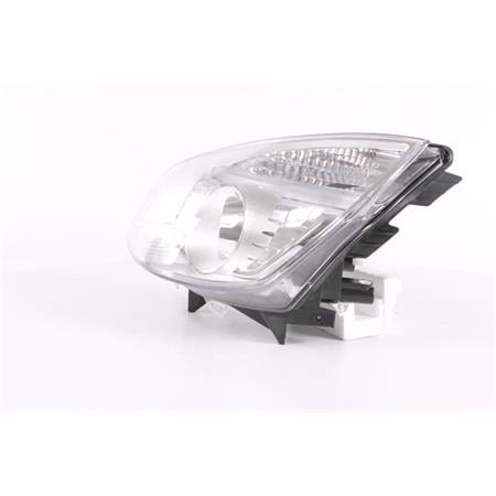 Left Headlamp (Halogen, Takes H1/H7 Bulbs, Supplied With Motor) for Renault GRAND SCÉNIC 2007 2009