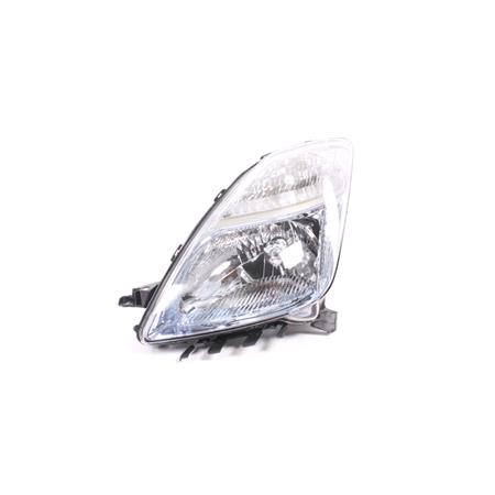 Left Headlamp (Halogen, Takes H4 Bulb, Supplied Without Motor) for Toyota PRIUS Hatchback 2004 2010