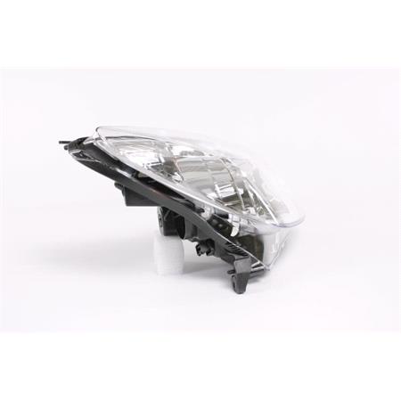 Right Headlamp (Halogen, Takes H1/H7 Bulbs, Supplied With Motor) for Opel ASTRA H Saloon 2007 2009