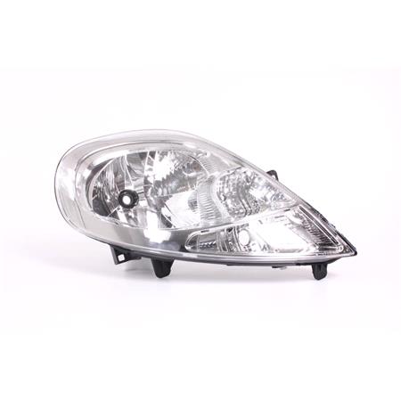 Right Headlamp (With Clear Indicator, Electric With Motor) for Vauxhall VIVARO van 2007 on