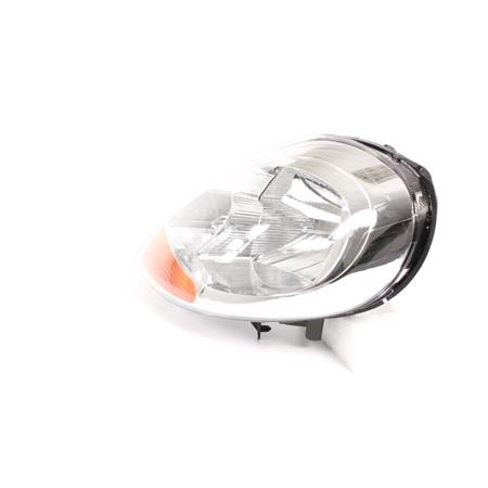 Left Headlamp (With Amber Indicator, Halogen, Takes H4 Bulb, Supplied With Motor) for Opel VIVARO van 2007 on