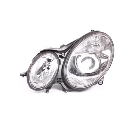 Left Headlamp (Halogen, Takes H7/H7 Bulbs, Supplied With Motor) for Mercedes E CLASS 2002 2006