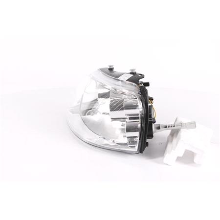 Left Headlamp (Chrome Bezel, With Motor, Takes H1/H7 Bulb) for Volkswagen SHARAN 2000 2010