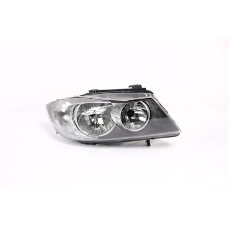 Right Headlamp (Halogen, Takes H7/H7 Bulbs, Supplied Without Motor) for BMW 3 Series Coupe 2005 2008