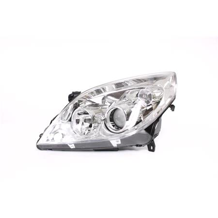 Left Headlamp (Chrome Bezel, Halogen, Takes H1/H7 Bulbs, Supplied With Motor) for Opel SIGNUM 2006 on