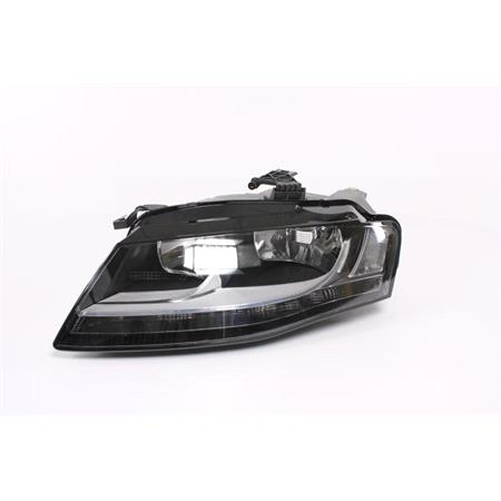 Left Headlamp (Halogen, Takes H7/H7 Bulbs, Supplied With Motor) for Audi A4 Avant 2008 2011