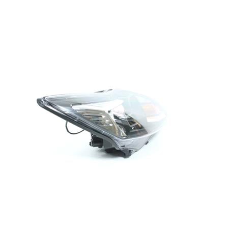 Right Headlamp (Chrome Bezel, Halogen, Takes H7/H1 Bulbs, Supplied With Motor) for Ford FOCUS II Saloon 2008 2011