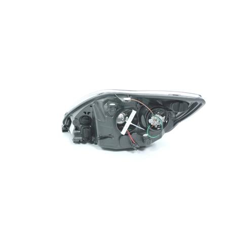 Right Headlamp (Chrome Bezel, Halogen, Takes H7/H1 Bulbs, Supplied With Motor) for Ford FOCUS II Saloon 2008 2011