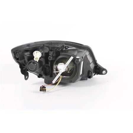 Left Headlamp (Halogen, Reflector Type, Takes H4 Bulb, Supplied With Motor) for Skoda Fabia  2007 2010