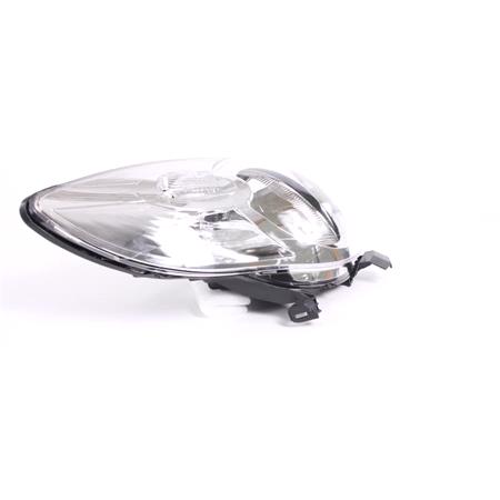 Right Headlamp (Halogen, Takes H4 Bulb) for Citroen C1 2005 on
