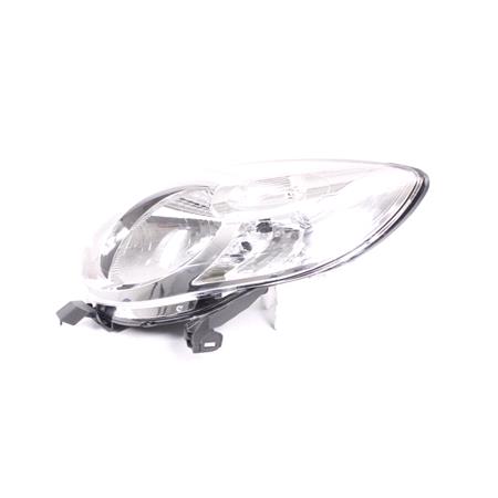 Left Headlamp (Halogen, Takes H4 Bulb) for Citroen C1 2005 on