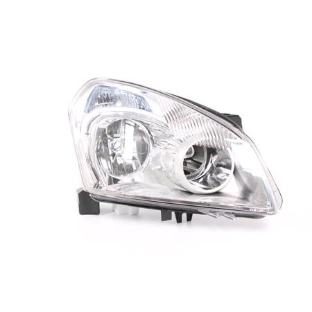 Right Headlamp (Halogen, Takes H7/H7 Bulbs) for Nissan QASHQAI 2007 2010