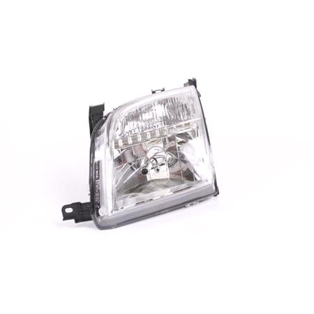 Left Headlamp with clear indicator (Halogen, Takes H4 Bulb, Supplied with Motor) for Ford FUSION 2002 2005