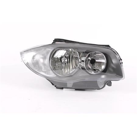 Right Headlamp (Halogen, Takes H7/H7 Bulbs, Supplied Without Motor) for BMW 1 Series Coupe 2007 on