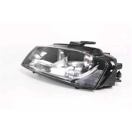 Left Headlamp (Halogen, Takes H7 / H7 Bulbs, Supplied With Motor, Original Equipment) for Audi A3 Convertible 2008 on