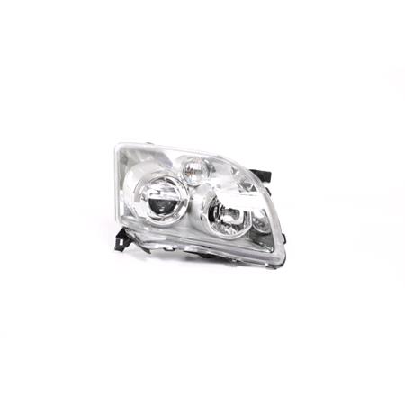 Right Headlamp (Halogen, Black Bezel) for Toyota AVENSIS Estate 2006 2008