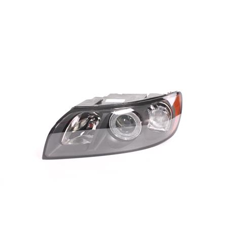 Left Headlamp (Halogen, Takes H7 / HB3 Bulbs, Supplied With Motor) for Volvo S40 II 2004 2007