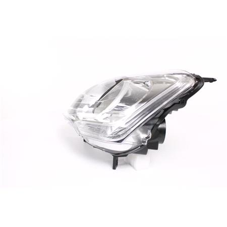 Left Headlamp (Halogen, Takes H4 Bulb, Supplied With Motor) for Citroen BERLINGO Van  2008 2012