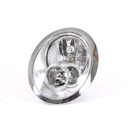Left Headlamp (Supplied With Motor, Takes H7/H7 Bulb) for Mini MINI Convertible 2004 2006