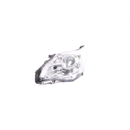 Left Headlamp (Projector Type, Halogen, Takes H11/HB3 Bulbs, Supplied Without Motor) for Toyota AVENSIS Estate  2009 2011